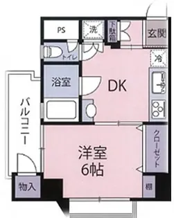 メイゾン南千住【11階】の間取り