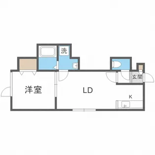 プレザント篠路【2階】の間取り