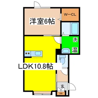 カストラム【1階】の間取り