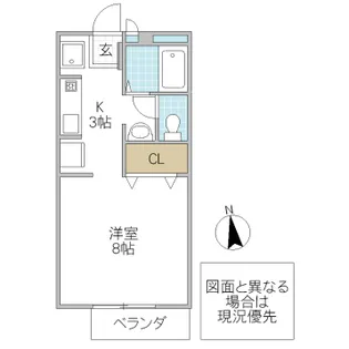 プレミール D棟【1階】の間取り