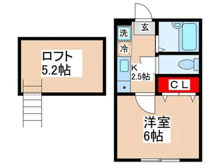 ティエドール相生町【2階】の間取り