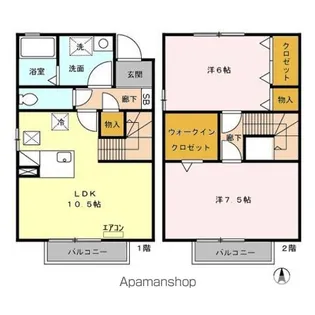シャローム ABCDEFG【1階】の間取り