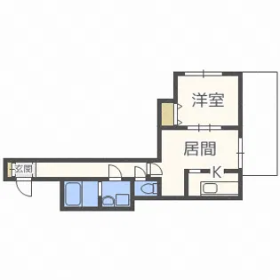 E-Horizon美園II【2階】の間取り