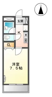 グリーンヒルズ図書館通り【1階】の間取り