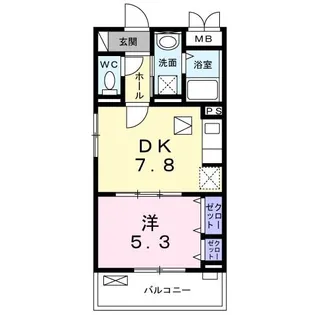 パークヒルズ深沢【1階】の間取り