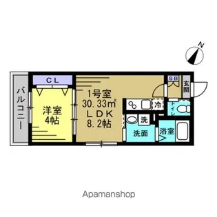 シティエスケイプ行徳【3階】の間取り