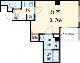L.E.Hills Yokoyamacho【5階】の間取り