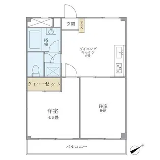 アルファ武蔵野2・3【5階】の間取り