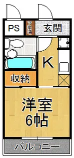 3Mドリームハイツ【1階】の間取り