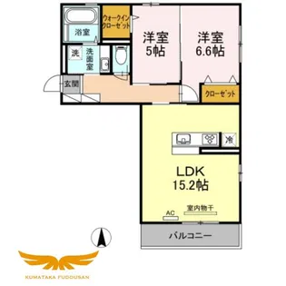 メゾン・ド・平田【2階】の間取り