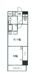 コルテ浅草寿【3階】の間取り