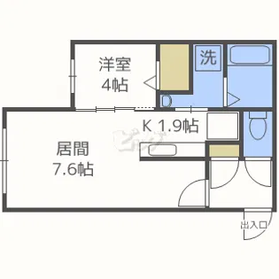 FORTUNA豊平公園(フォルトゥーナ)【3階】の間取り