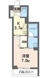 オルテンシア今泉【3階】の間取り