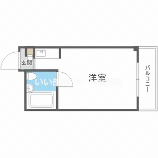 グランドハイツ東小橋【6階】の間取り