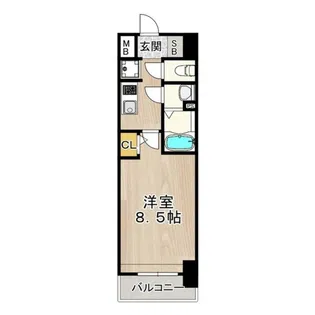 PHOENIX新大阪【8階】の間取り