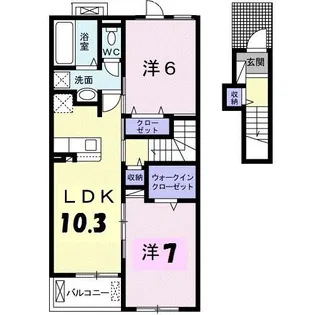 エレガンス31【2階】の間取り