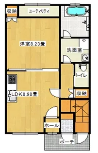 クリオJIII【1階】の間取り