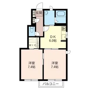 シャーメゾン・アトリオIII【1階】の間取り