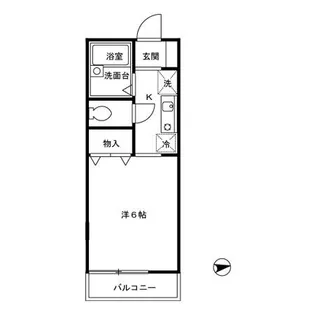 メゾンクアトロ【1階】の間取り