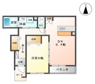 エトワールリセII【1階】の間取り