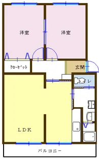 レジデンス須田【1階】の間取り