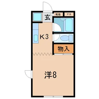 ヴィラネルI【1階】の間取り