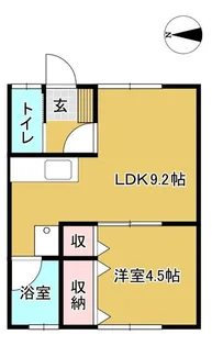 メゾンルピナス【2階】の間取り