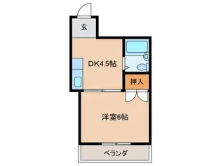 プチメゾン二葉【3階】の間取り
