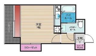 エステートモア高宮サンク【3階】の間取り