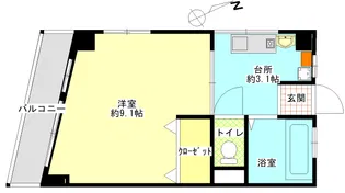丸久マンション【3階】の間取り