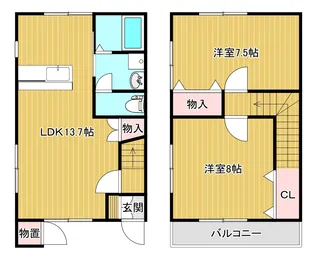 ハピネスの間取り