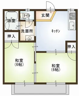 メゾンF&O【2階】の間取り