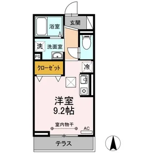 シエルレジデンス【1階】の間取り