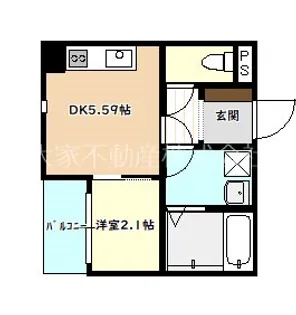 Haru Sonare【3階】の間取り