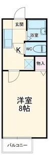 TN高畑【1階】の間取り