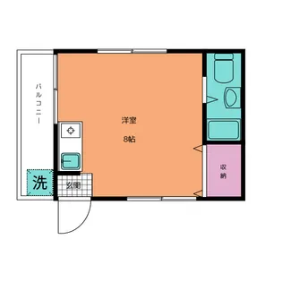 エースハイム【1階】の間取り