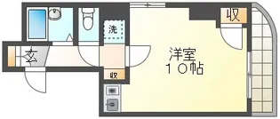 広島県広島市中区平野町【マンション】の間取り
