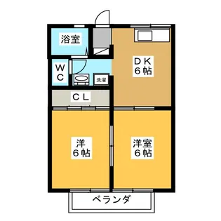 ハイユニメント大塚【2階】の間取り