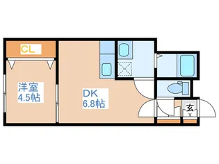 ヒルズ山の手【3階】の間取り