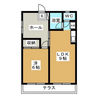 スクエア城北【1階】の間取り