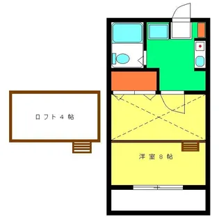 ドリームハイツ【1階】の間取り