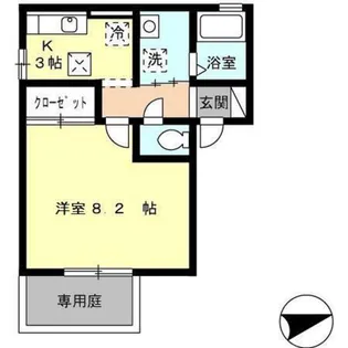 パラッツオIII【1階】の間取り