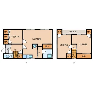 北海道滝川市朝日町西3【一戸建】の間取り