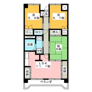 グレース蔵前【1階】の間取り