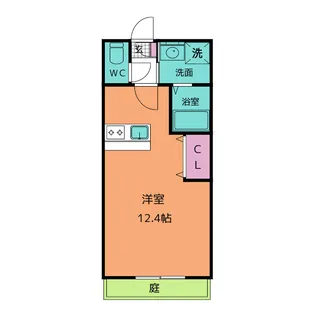 ル パフェ ド ペルル【1階】の間取り