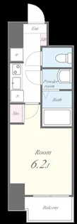 グランエクラ今宮戎【3階】の間取り