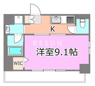 千葉県千葉市中央区中央2【マンション】の間取り
