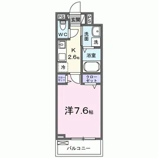 ラ・リノII【2階】の間取り