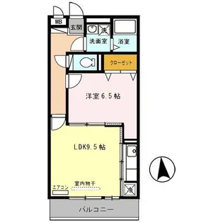 滋賀県大津市神領2【アパート】の間取り