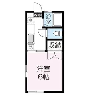 コーポ渡辺【2階】の間取り